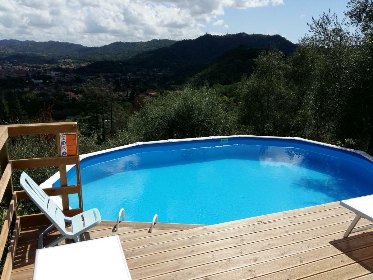 Valuable Rustic Tuscan Swimming Pool, Breathtaking View Of Camaiore Ngoại thất bức ảnh